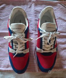 SCARPE EMPORIO ARMANI TAGLIA 44 INDOSSATE 2 VOLTE 