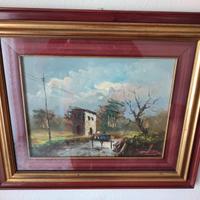 Originale dipinto olio su tela  autore MAROTTA