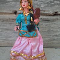 21cm bambola Vintage Collezione India abiti tradiz