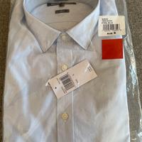 Michael Kors Men's Button Down Camicia a righe