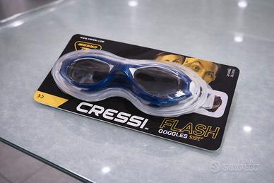 Cressi Flash: Occhialini Nuoto Compact Anti-UV