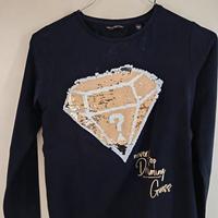 Maglia Guess nera/oro 12 anni