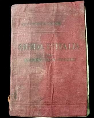 Libro vintage: Guida d’Italia del 1929.