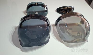 Visiera casco jet cafe racer 