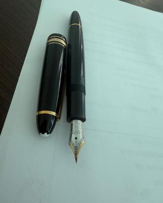 Penna Montblanc Meisterstuck stilografica oro 18k
