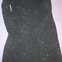 maglione glitterato lungo