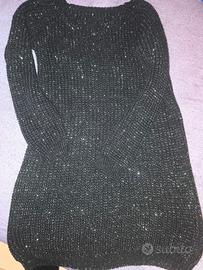 maglione glitterato lungo
