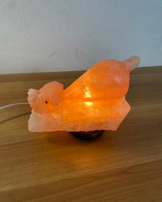 Lampada di Sale dell'Himalaya a Forma di Coniglio