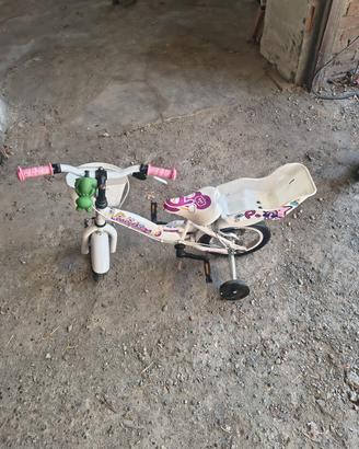 bici per bimba con porta oggetti