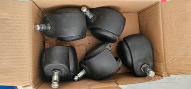 5 ruote girevoli 10mm x 22mm (Ikea)