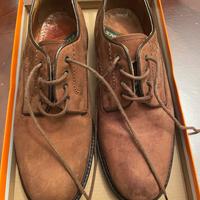 Scarpe uomo stringate camoscio
