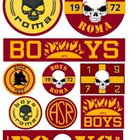 10 ADESIVI BOYS 1972 ULTRAS ROMA CAPITALE ASR