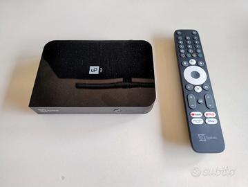 Decoder dvb-t2 con Android TV Box TeleSystem UP1