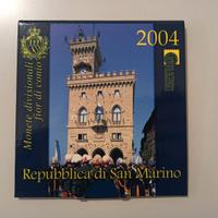 San Marino Serie divisionale 2004 FDC 9 valori