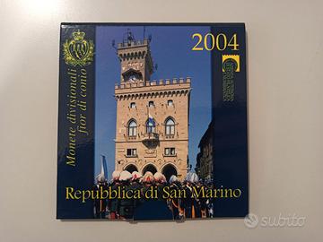San Marino Serie divisionale 2004 FDC 9 valori