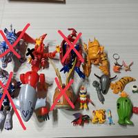 Lotto Digimon Trasformabili Bandai