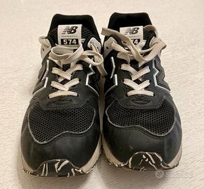 New Balance 574 nere taglia 37