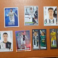 Lotto figurine album calciatori panini Ronaldo CR7