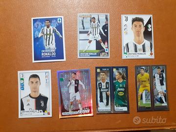 Lotto figurine album calciatori panini Ronaldo CR7