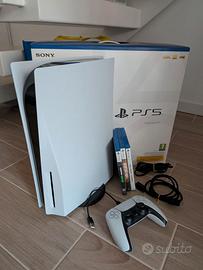 Playstation 5 Disco + 3 Giochi