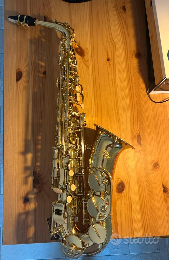 Sassofono Alto EastRock Per Principianti - Finitura Anticata, Con Custodia, Strap E Accessori