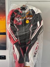 Tuta moto intera pelle IXON Racing taglia L