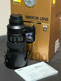 Nikon full frame 70-200 f/2.8G ED VR II