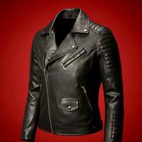 Biker giacca pelle qualità eccellente