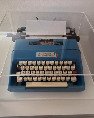 Olivetti Lettera 35 Italia 90 (Con Teca Su Misura)