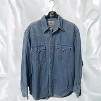 Camicia In Denim Uomo Levi’S colore blu,Taglia M