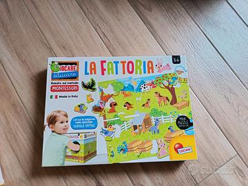 Gioco educativo "La Fattoria" metodo Montessori