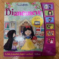 Libro cartonato e sonoro “Biancaneve ascoltafiabe”