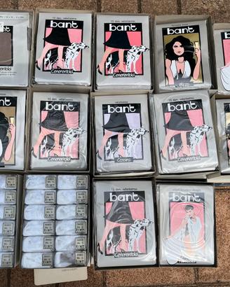 Stock di 150 pezzi di calze e collant Bant