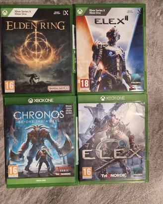 Giochi xbox: elden ring, elex 1 e 2, chronos