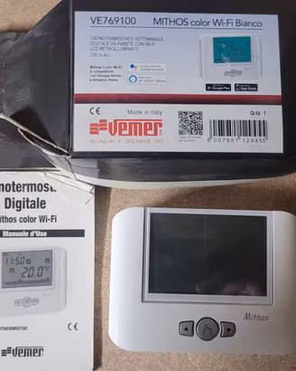 Cronotermostato Wi-Fi Vemer Mithos Alexa / Google