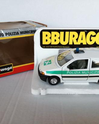 MODELLO FIAT PUNTO 60S POLIZIA MUNICIPALE BURAGO