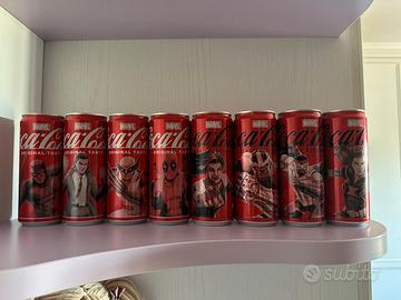Lattine marvel collezione coca cola