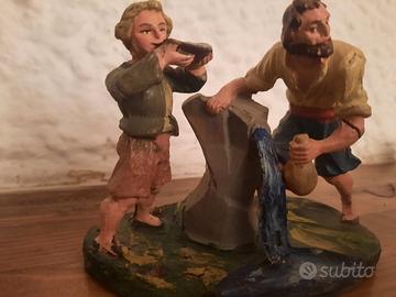  statuine  presepe confalonieri diorama 