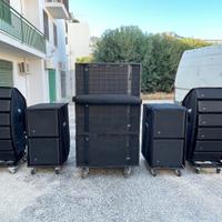 Impianto audio line array DAS AUDIO Event 26 ux218