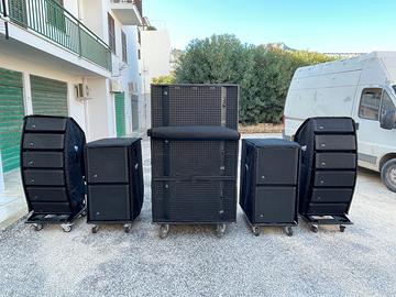 Impianto audio line array DAS AUDIO Event 26 ux218