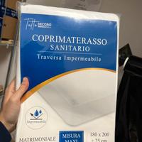 Coprimaterasso matrimoniale impermeabile nuovo