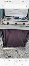 Cucina gas con bombola