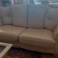 salotto in vera pelle 