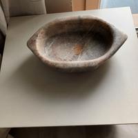 Antico fontino / lavabo in marmo intagliato