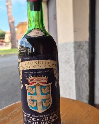 VINO BRUNELLO DI MONTALCINO Fattoria Barbi 1972