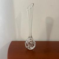 vaso da fiore in cristallo