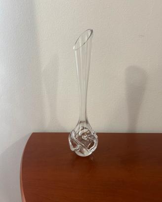 vaso da fiore in cristallo