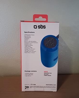 cassa bluetooth sbs nuova 