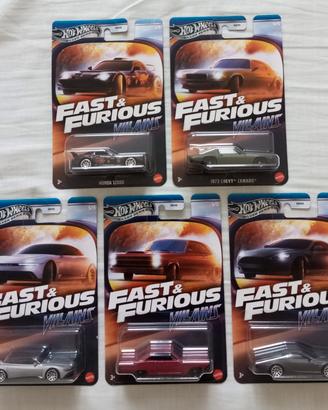 HOT WHEELS   SILVER SET 🔥 FAST E FOURIOUS🔥 NUOVE