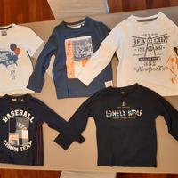 5 maglie M/l bimbo 4/5 a (4 Original Marines+1OVS)